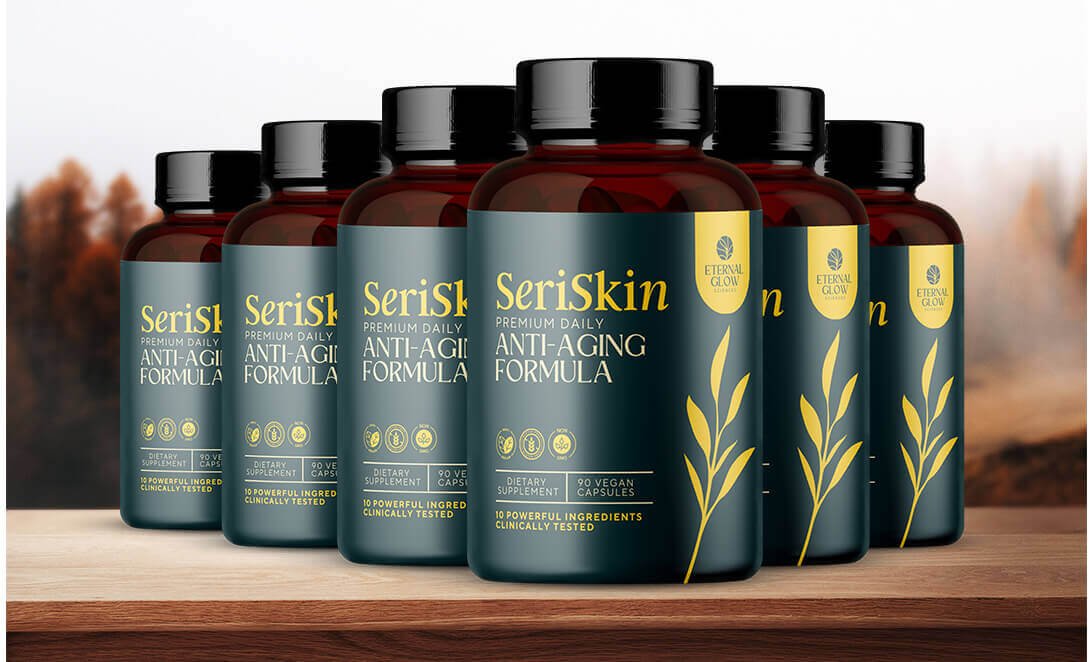 Seri Skin™ Korean anti-aging serum bottle with clinical-dose ingredients